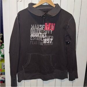 Oarsmans Mansfield University Sweatshirt Grey Size L